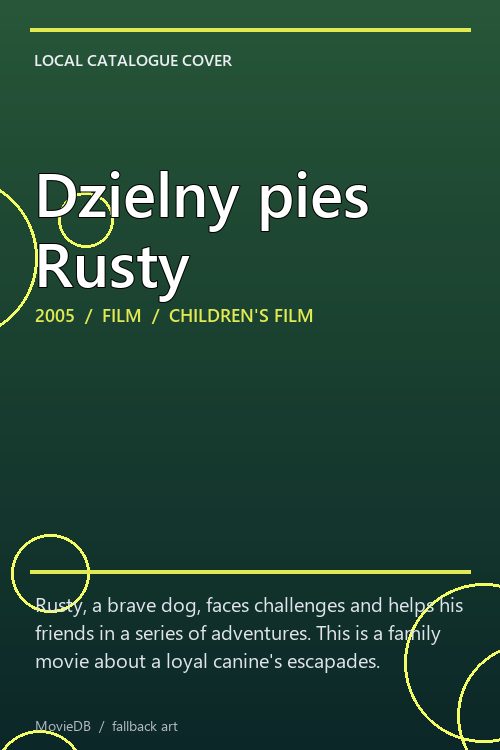 Dzielny pies Rusty poster