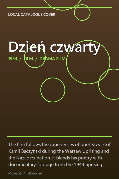 Dzień czwarty poster