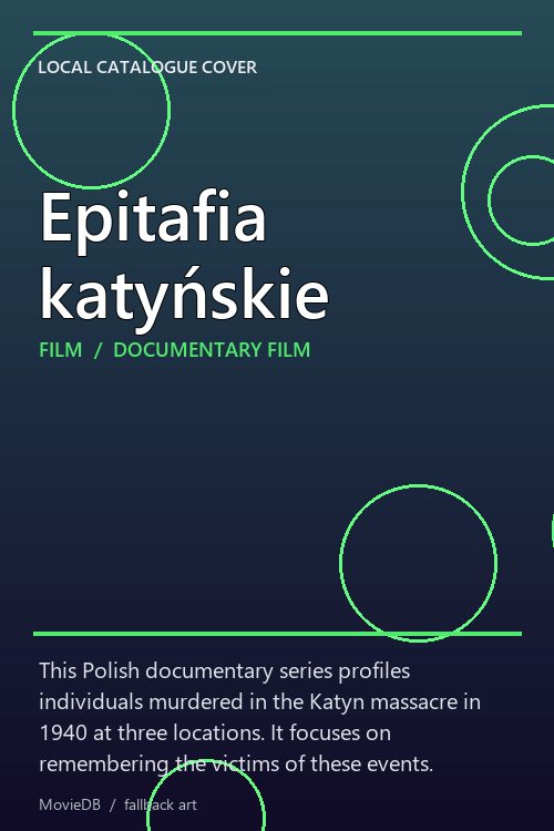 Epitafia katyńskie poster