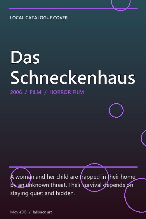 Das Schneckenhaus poster