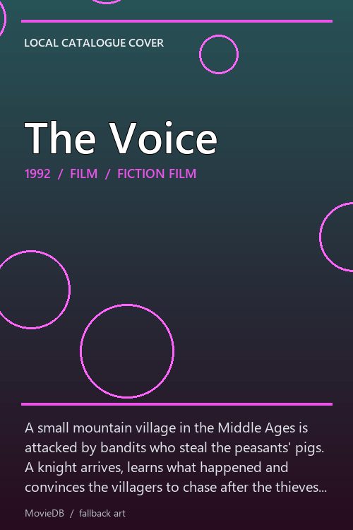 The Voice poster