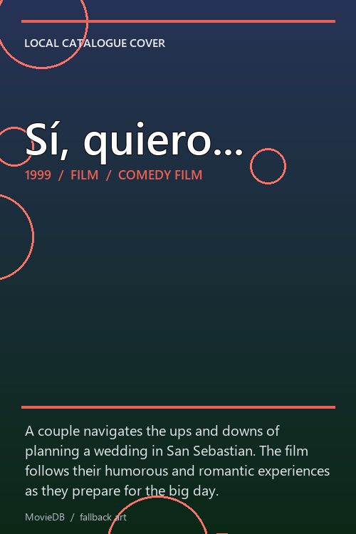 Sí, quiero... poster