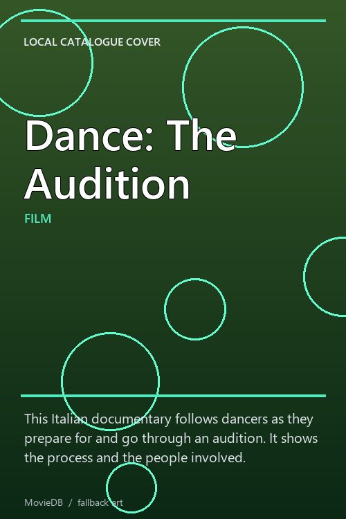 Dance: The Audition poster