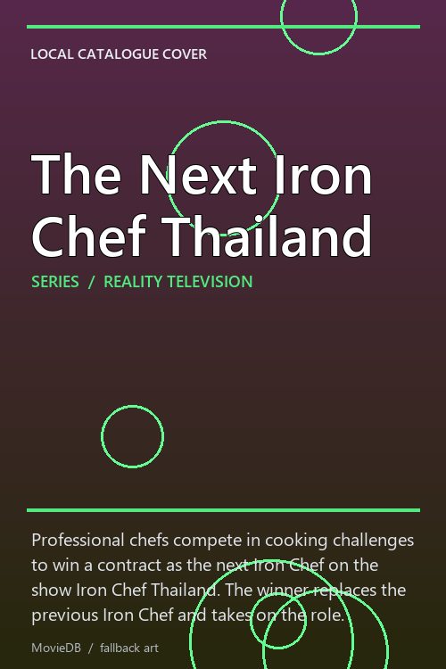 The Next Iron Chef Thailand poster