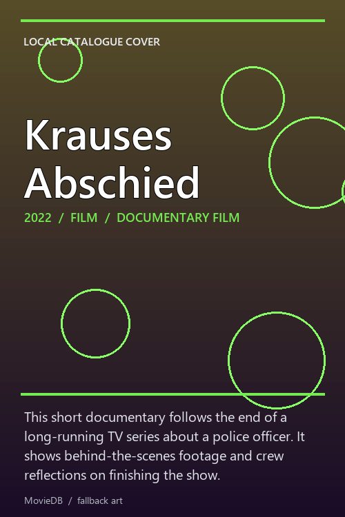 Krauses Abschied poster