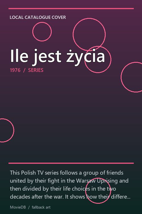 Ile jest życia poster