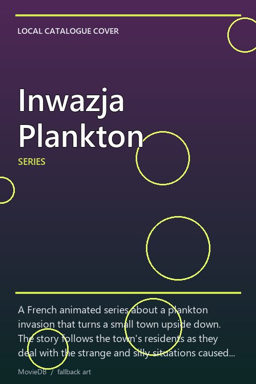 Inwazja Plankton poster