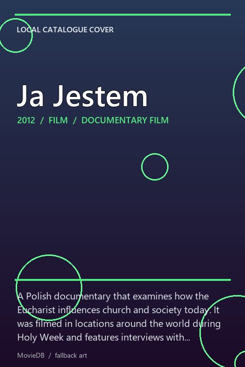 Ja Jestem poster