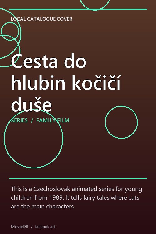 Cesta do hlubin kočičí duše poster