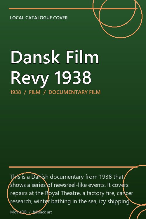 Dansk Film Revy 1938 poster