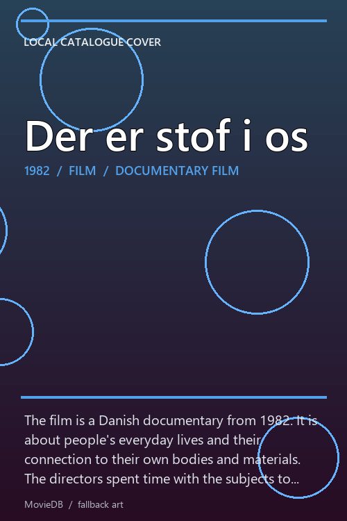 Der er stof i os poster