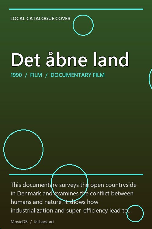 Det åbne land poster
