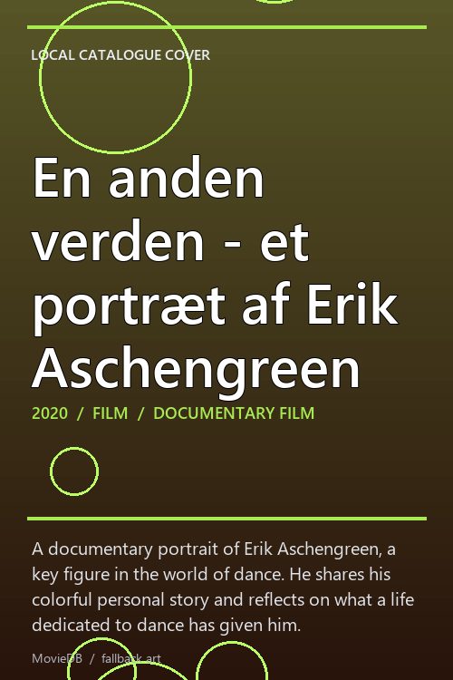 En anden verden - et portræt af Erik Aschengreen poster