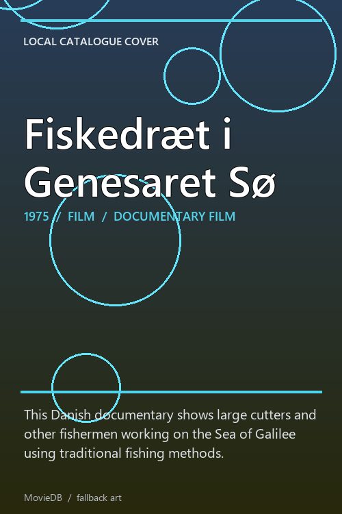 Fiskedræt i Genesaret Sø poster