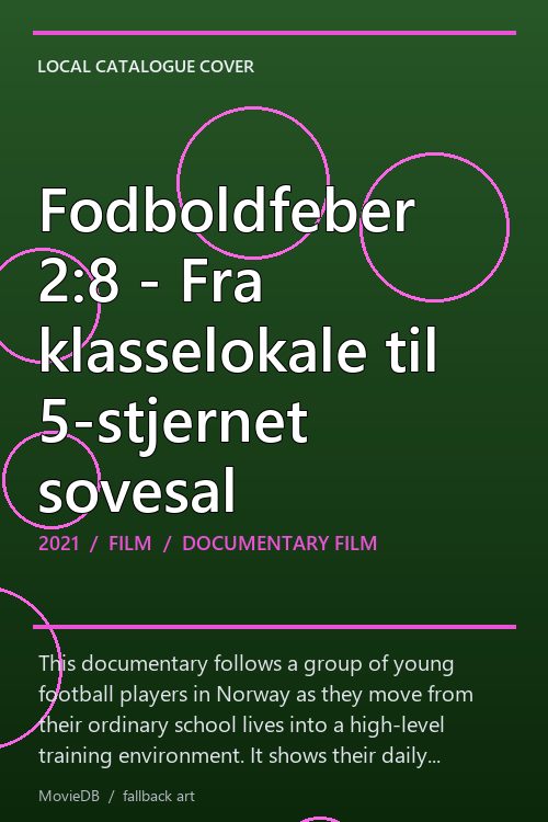 Fodboldfeber 2:8 - Fra klasselokale til 5-stjernet sovesal poster