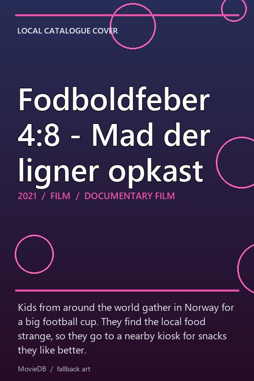 Fodboldfeber 4:8 - Mad der ligner opkast poster