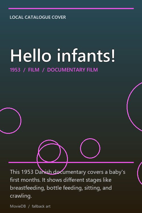 Hello infants! poster
