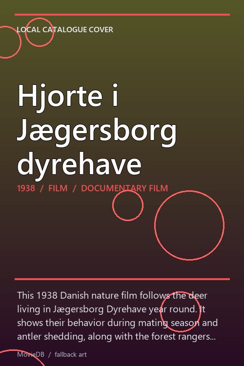 Hjorte i Jægersborg dyrehave poster