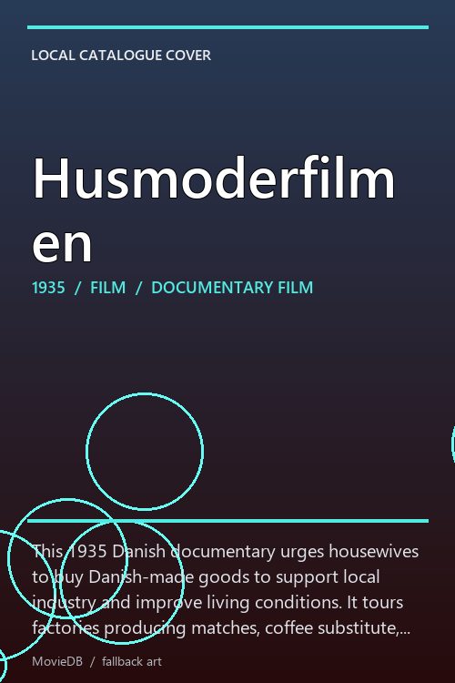Husmoderfilmen poster