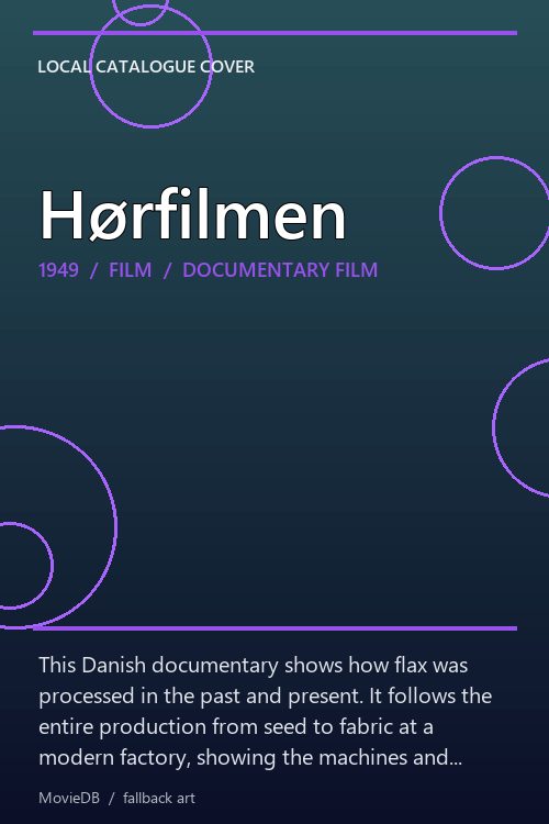 Hørfilmen poster