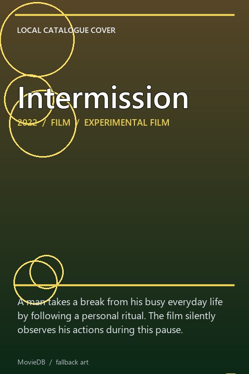 Intermission poster