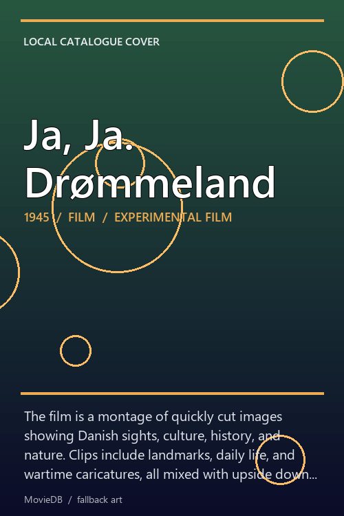 Ja, Ja. Drømmeland poster