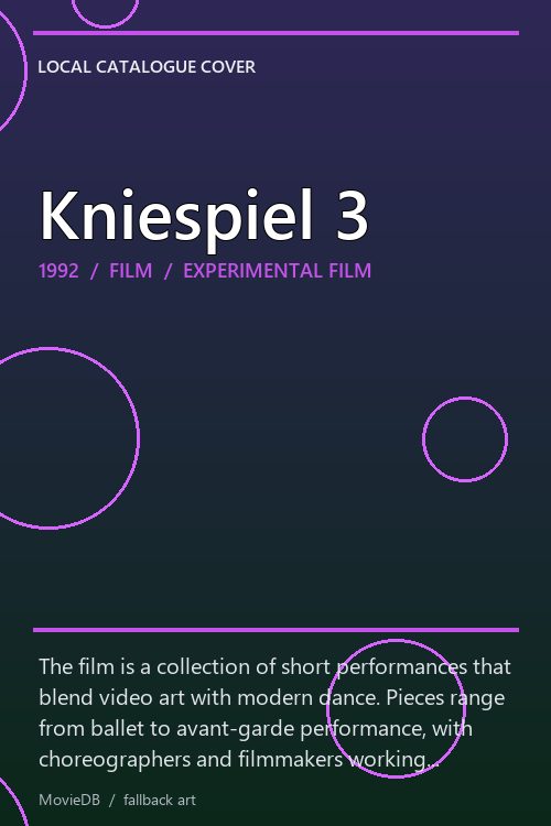 Kniespiel 3 poster