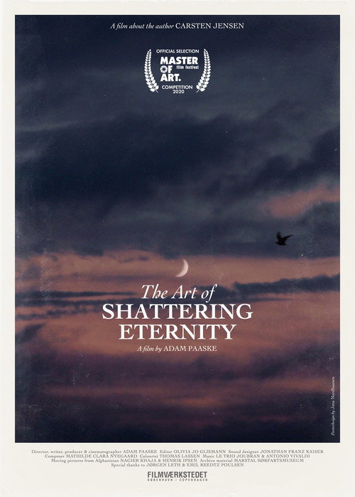 The Art of Shattering Eternity - Carsten Jensen, author poster