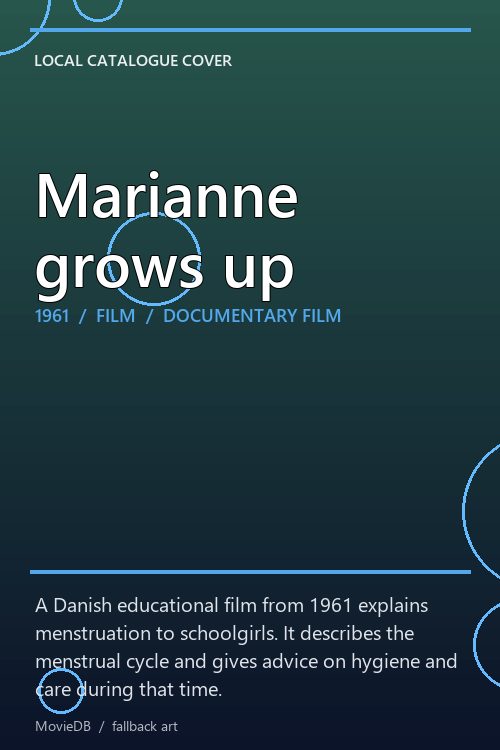 Marianne grows up poster