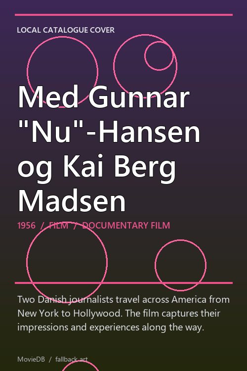 Med Gunnar "Nu"-Hansen og Kai Berg Madsen poster
