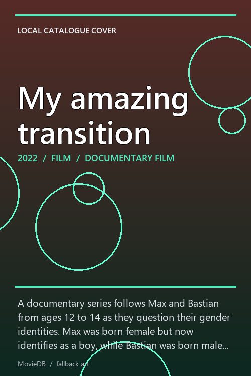 My amazing transition poster