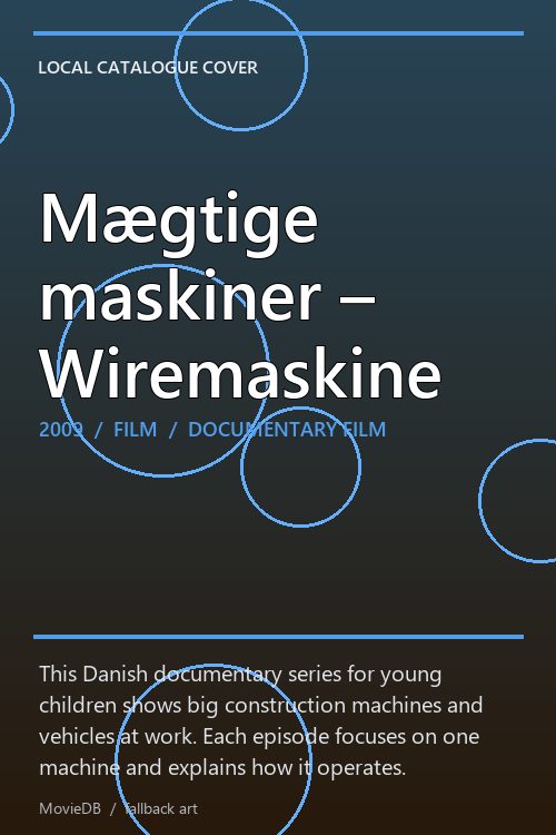 Mægtige maskiner – Wiremaskine poster