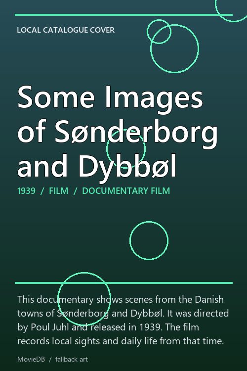 Some Images of Sønderborg and Dybbøl poster