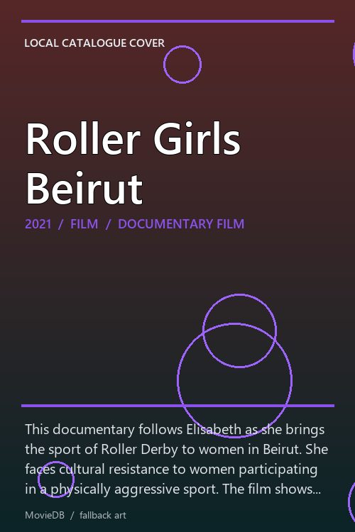 Roller Girls Beirut poster