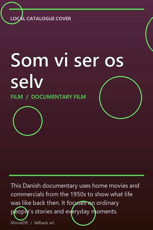 Som vi ser os selv poster