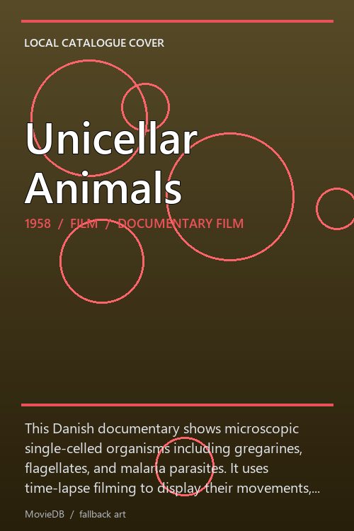 Unicellar Animals poster