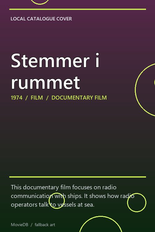 Stemmer i rummet poster