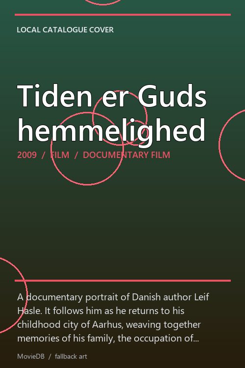 Tiden er Guds hemmelighed poster