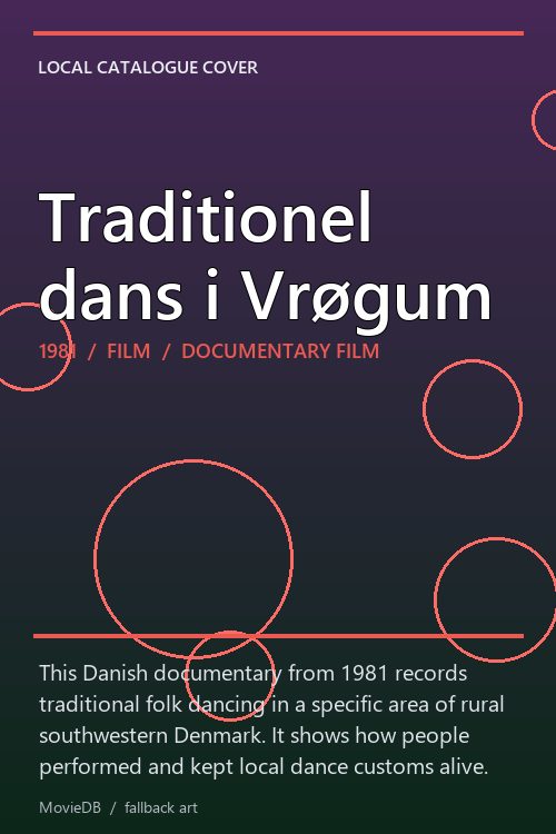 Traditionel dans i Vrøgum poster