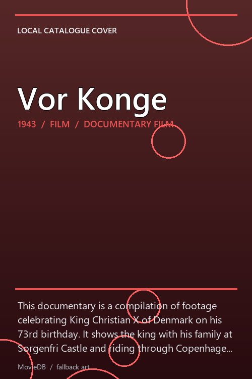 Vor Konge poster