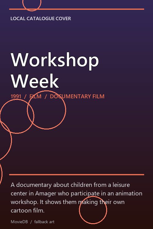 Workshop Week poster
