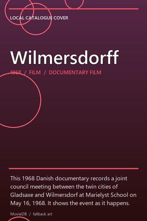 Wilmersdorff poster