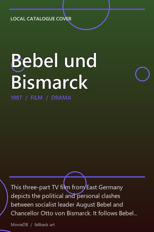 Bebel und Bismarck poster