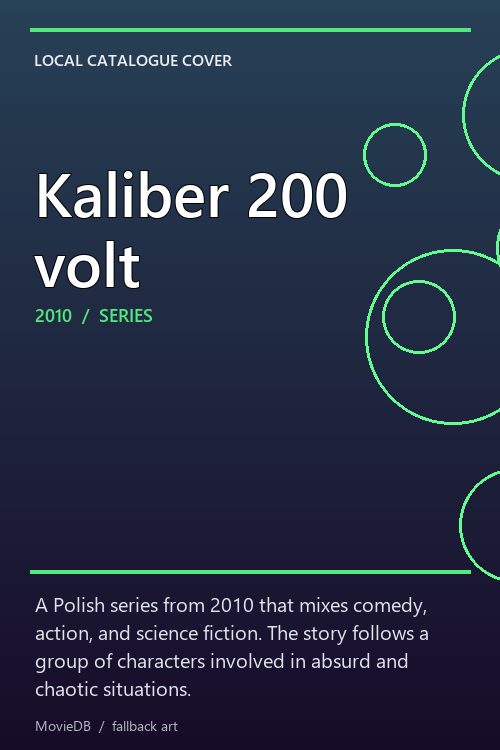 Kaliber 200 volt poster