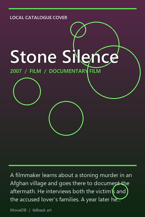 Stone Silence poster