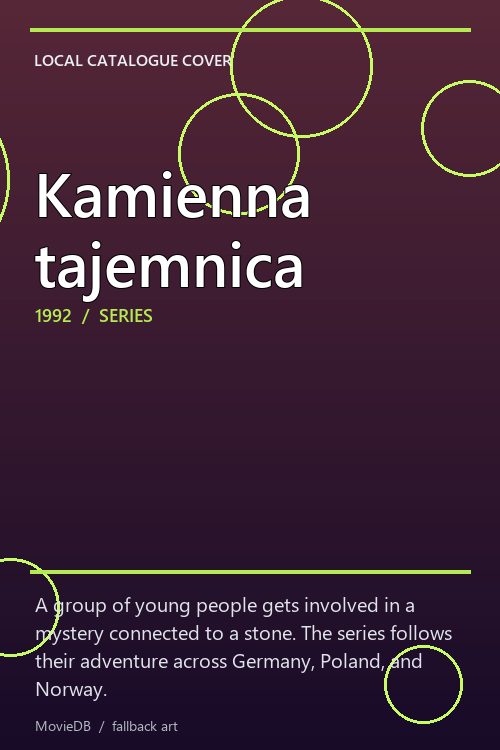 Kamienna tajemnica poster