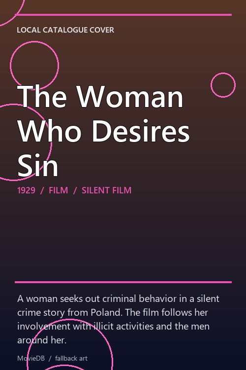 The Woman Who Desires Sin poster