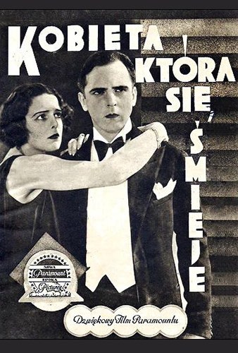 Kobieta, która się śmieje poster