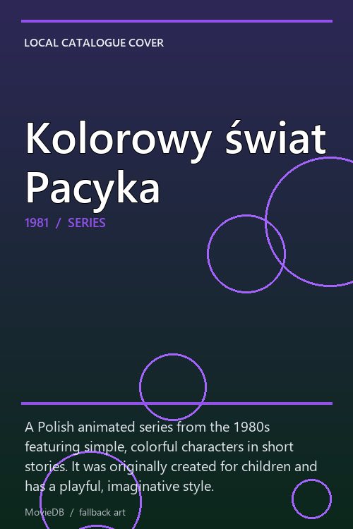 Kolorowy świat Pacyka poster