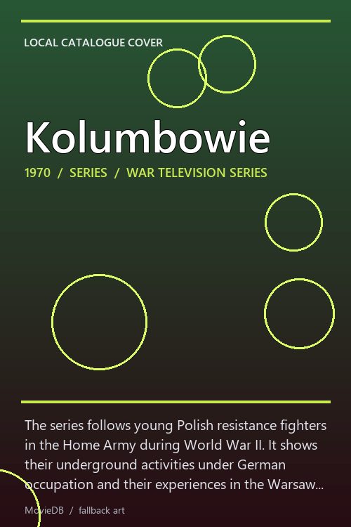 Kolumbowie poster